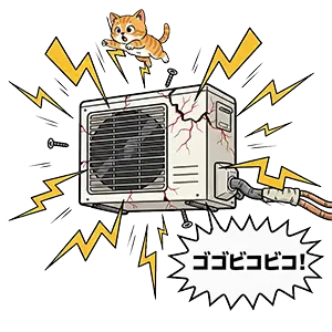 室外機の音エアコン