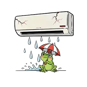 水漏れエアコン