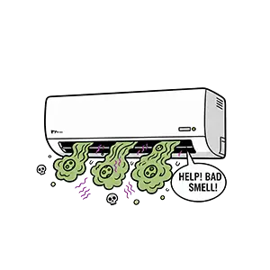 臭いエアコン