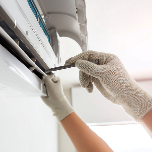 エアコンクリーニング作業